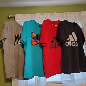 Back to school special 4 T shirts 2 -Adidas 2-Nike size M